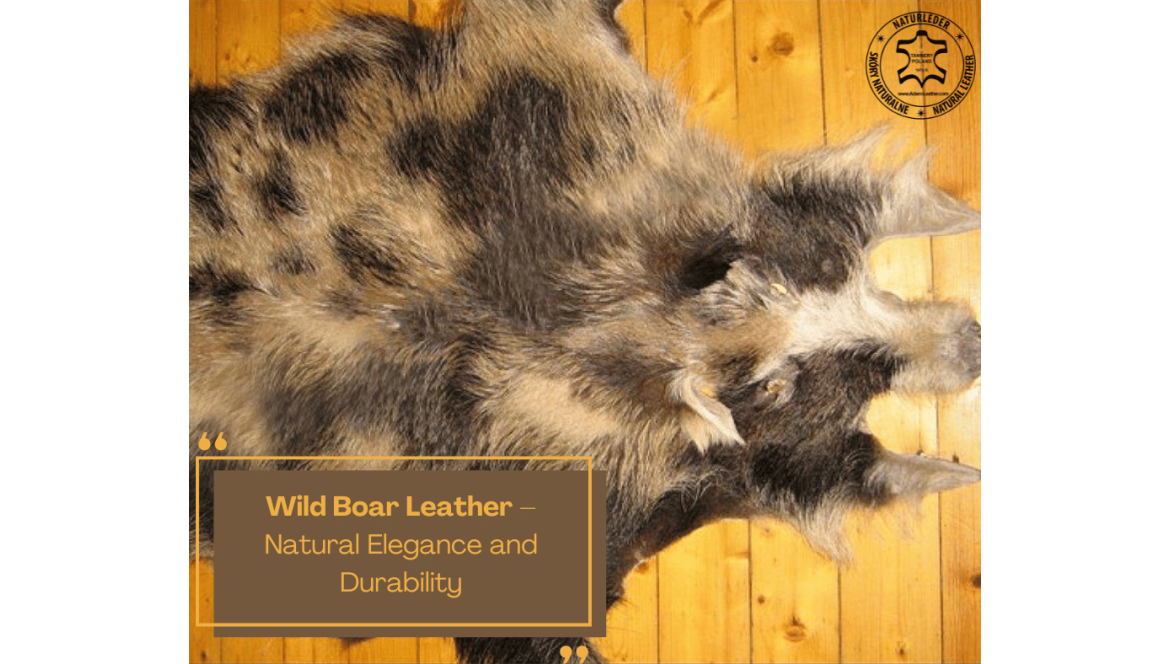 Wildzwijnleer – Natuurlijke elegantie en duurzaamheid